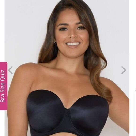 Wacoal Red Carpet Strapless Underwire Black Bra NWOT - Picture 9 of 15